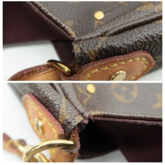 100% Authnetic Louis Vuitton Favorite Pm Brown Monogram Canvas Satchel Bag - Picture 4 of 11